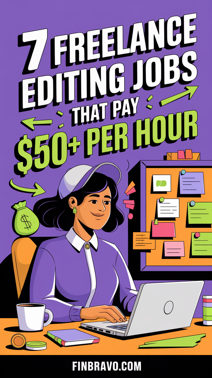 7 Freelance Editing Jobs That Pay $50+ per Hour