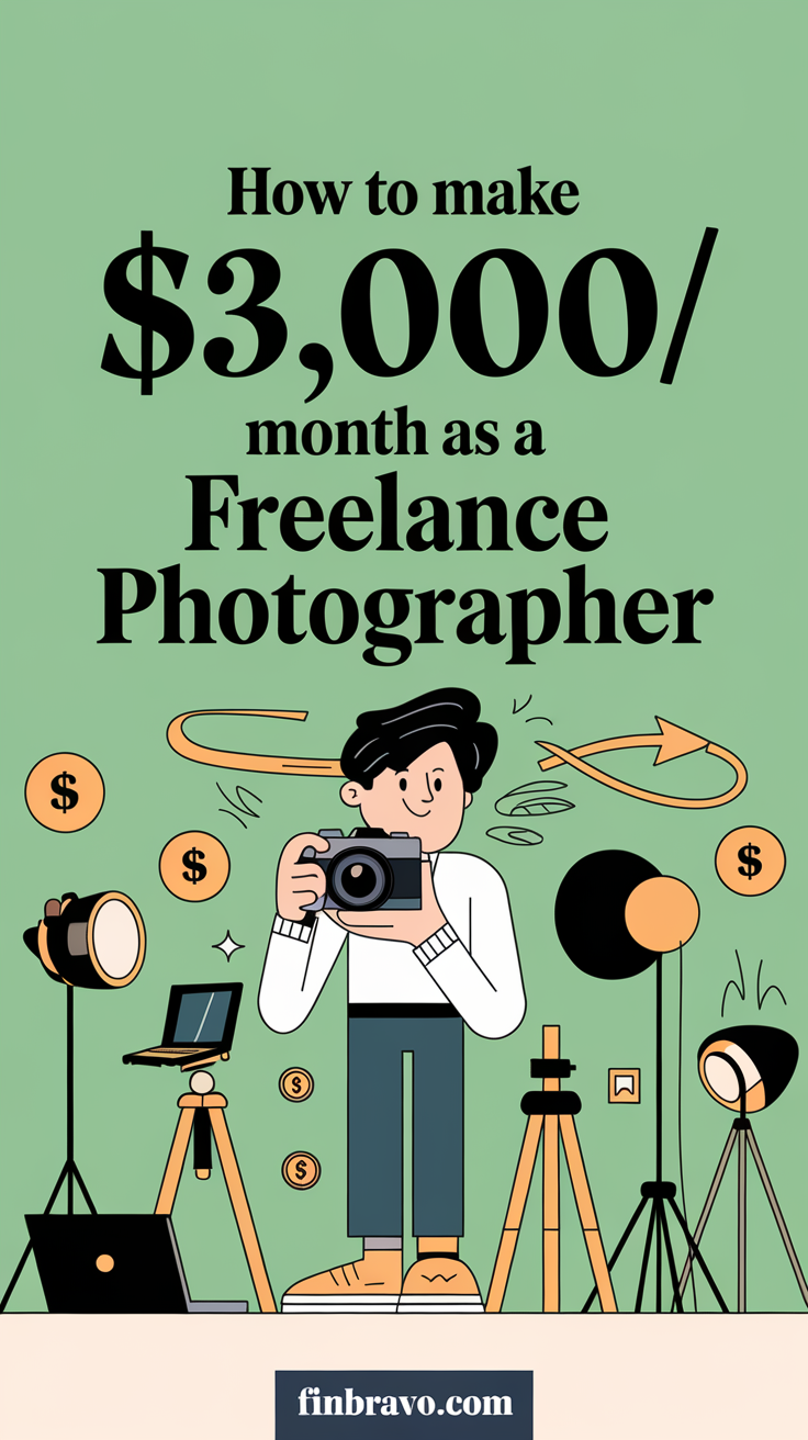 How to Make $3,000/Month as a Freelance Photographer