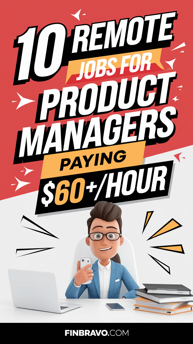 10 Remote Jobs for Product Managers Paying $60+ per Hour