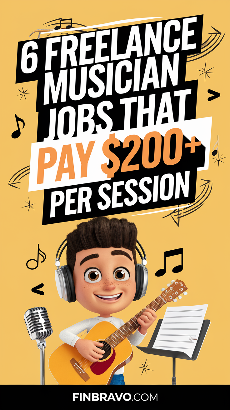 6 Freelance Musician Jobs That Pay $200+ Per Session