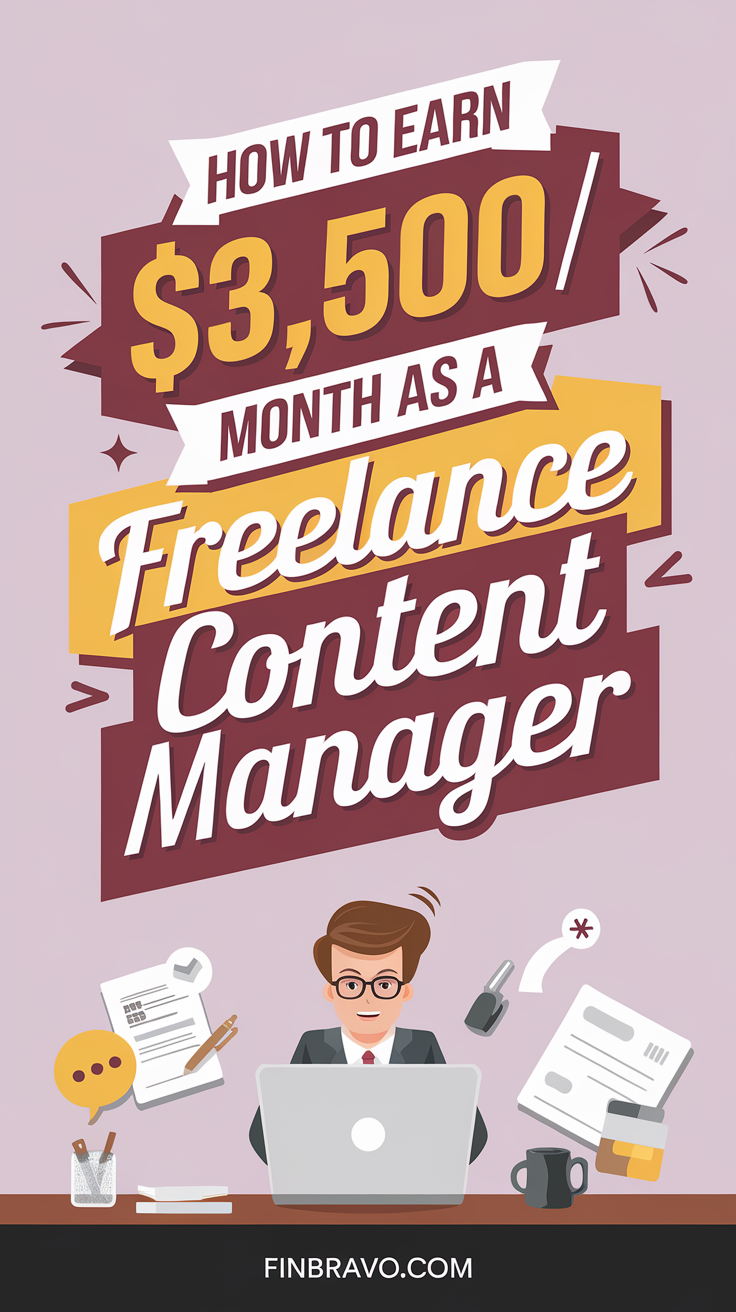 How to Earn $3,500/Month as a Freelance Content Manager