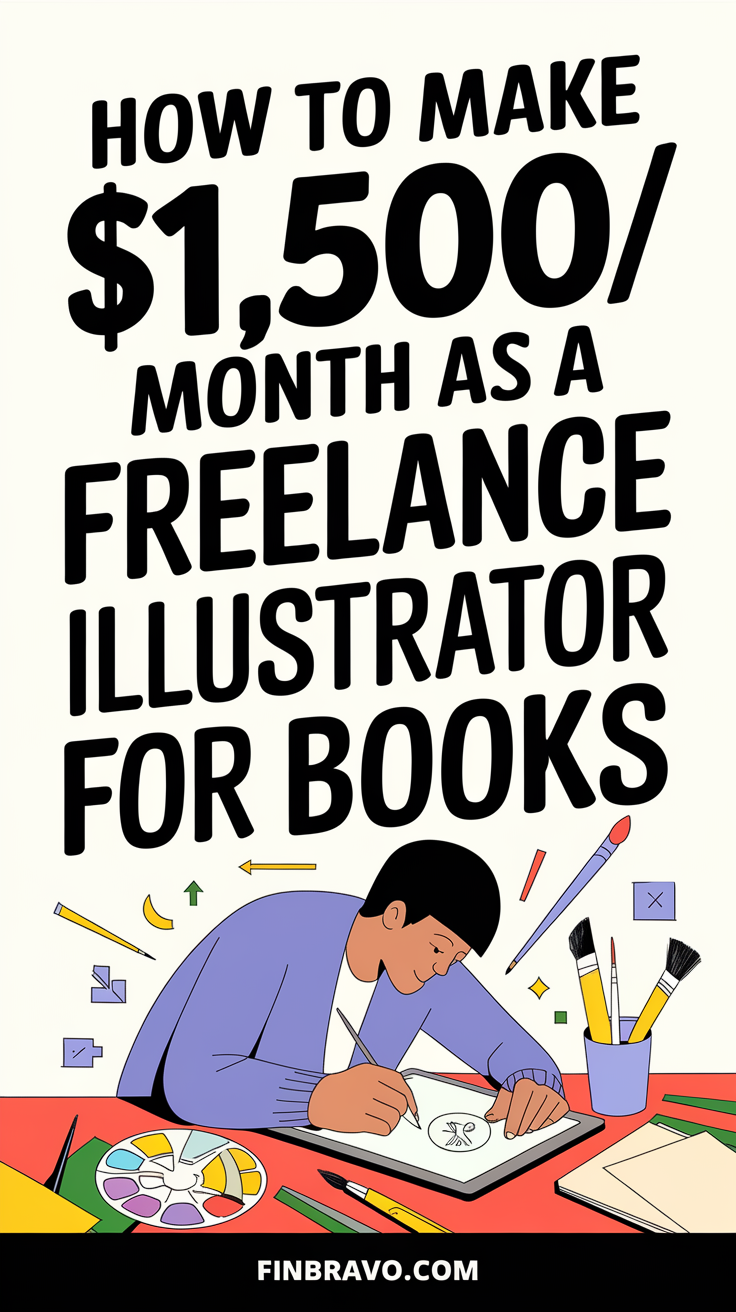 How to Make $1,500/Month as a Freelance Illustrator for Books