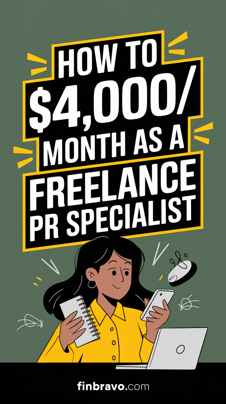 How to Make $4,000/Month as a Freelance Public Relations Specialist