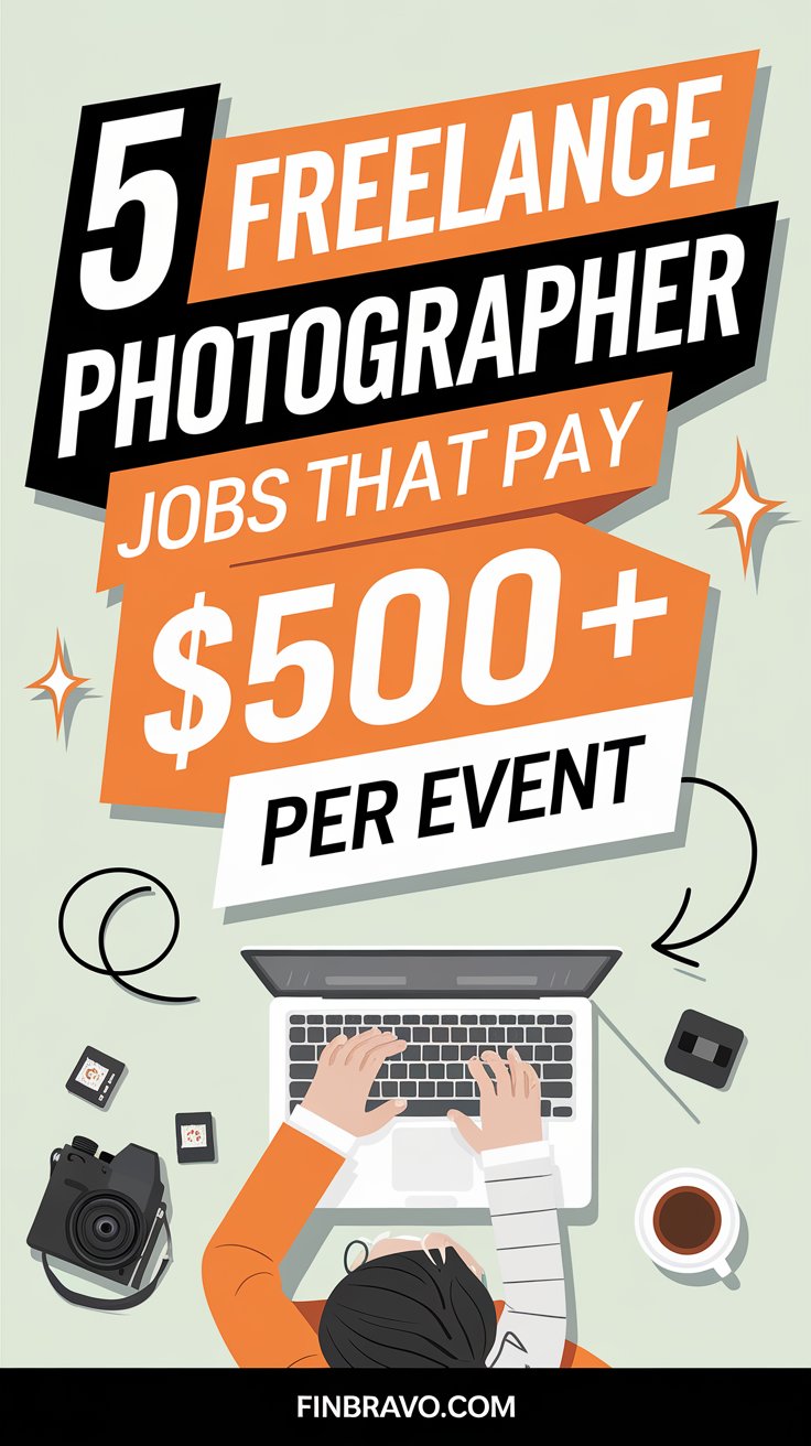 5 Freelance Photographer Jobs That Pay $500+ Per Event