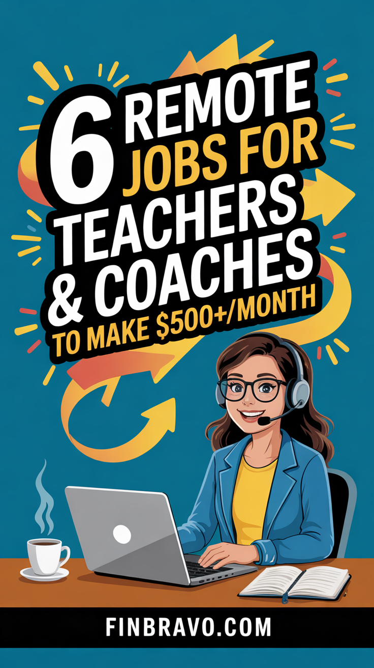 6 Remote Jobs for People Who Love Teaching and Coaching and Earn $500+/Month