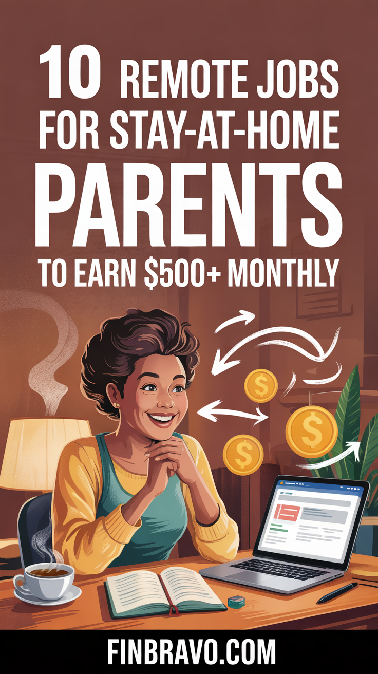 10 Remote Jobs for Stay-at-Home Parents to Make $500+/Month