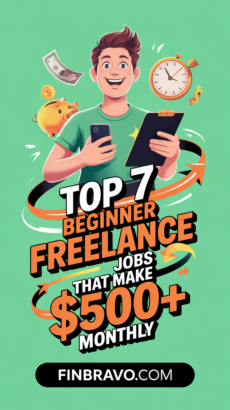 7 Easy Freelance Jobs for Beginners That Pay $500+/Month