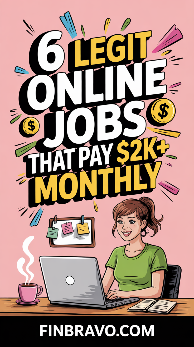 6 Legit Work-from-Home Jobs That Pay $2,000+/Month
