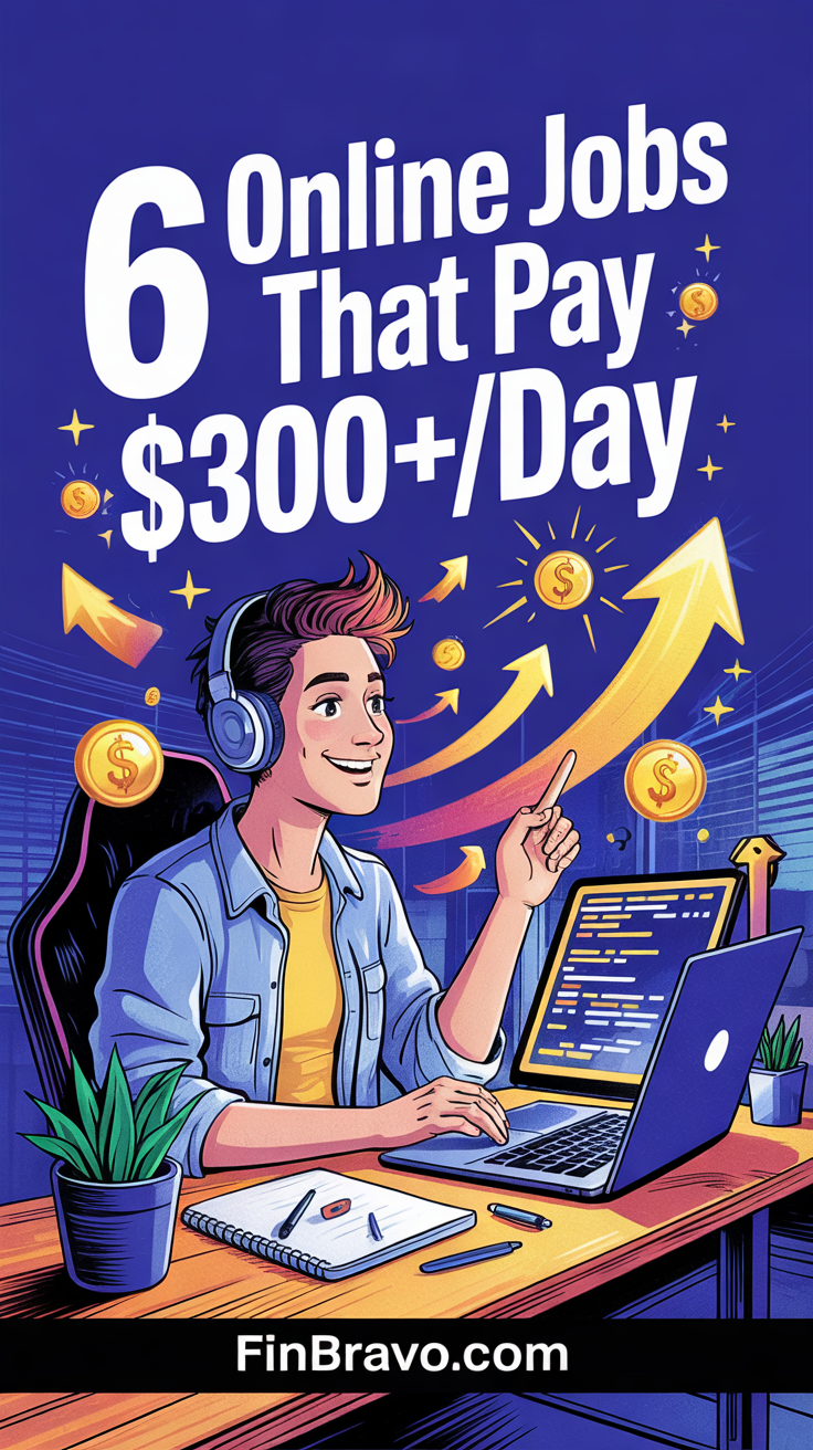 6 Online Jobs That Pay $300+/Day