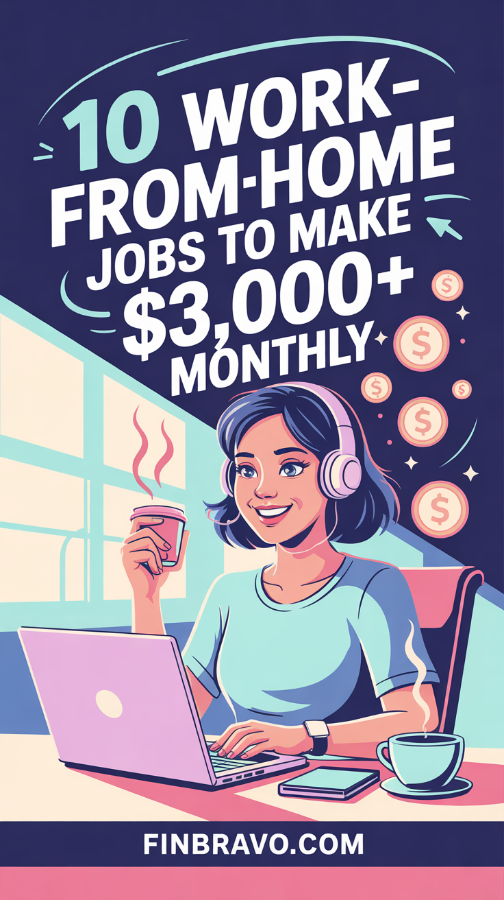 10 Work-from-Home Jobs for People Who Want to Make $3,000+/Month