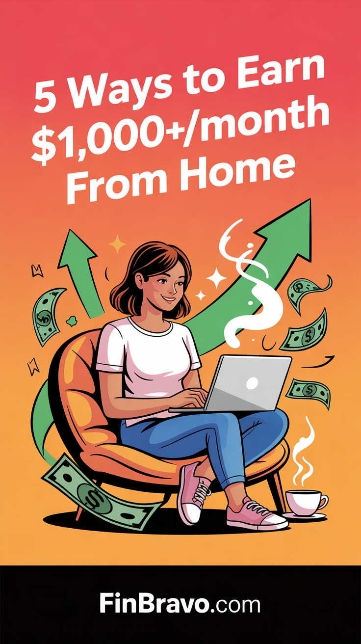 5 Ways to Earn $1,000+/Month with Remote Jobs and Freelance Gigs