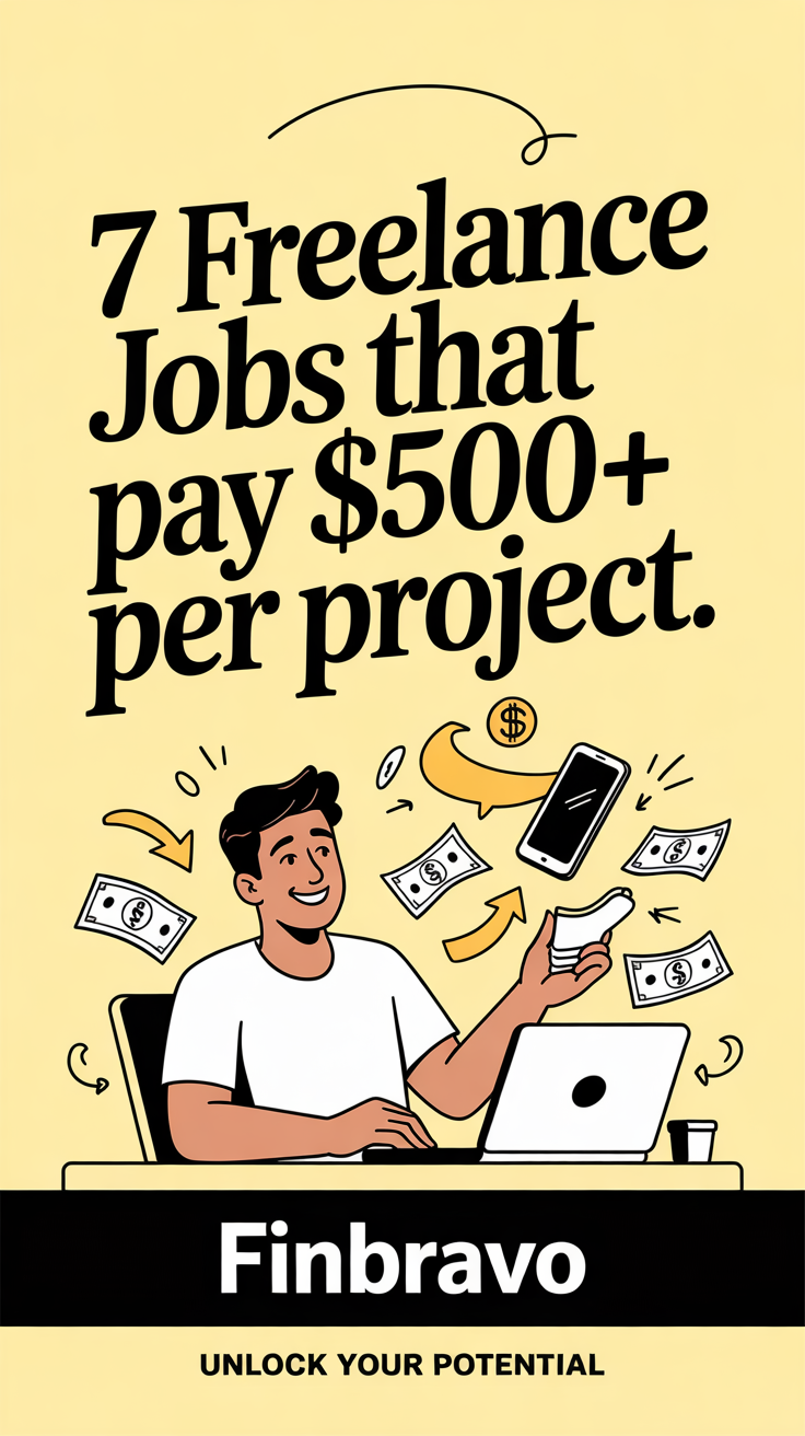 7 Freelance Jobs That Pay $500+/Project