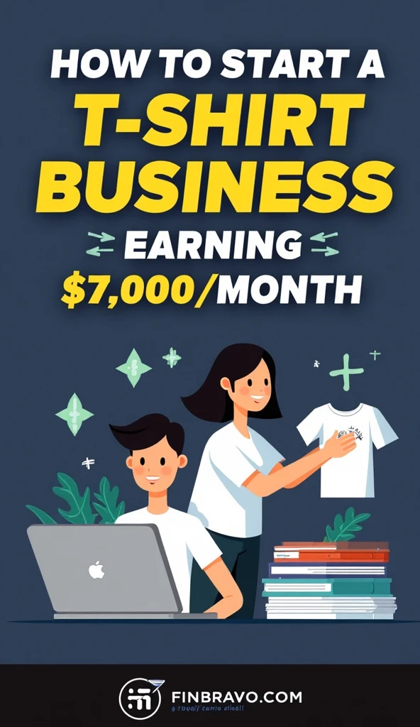 How to Start a T-Shirt Business Earning $7,000/Month