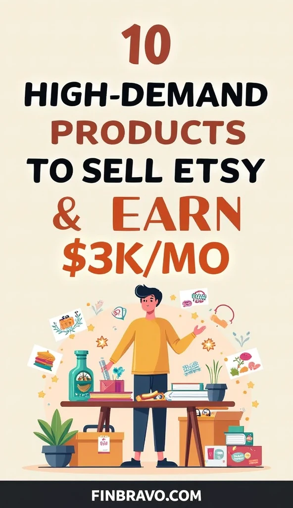 10 High-Demand Products You Can Sell on Etsy for $3,000/Month