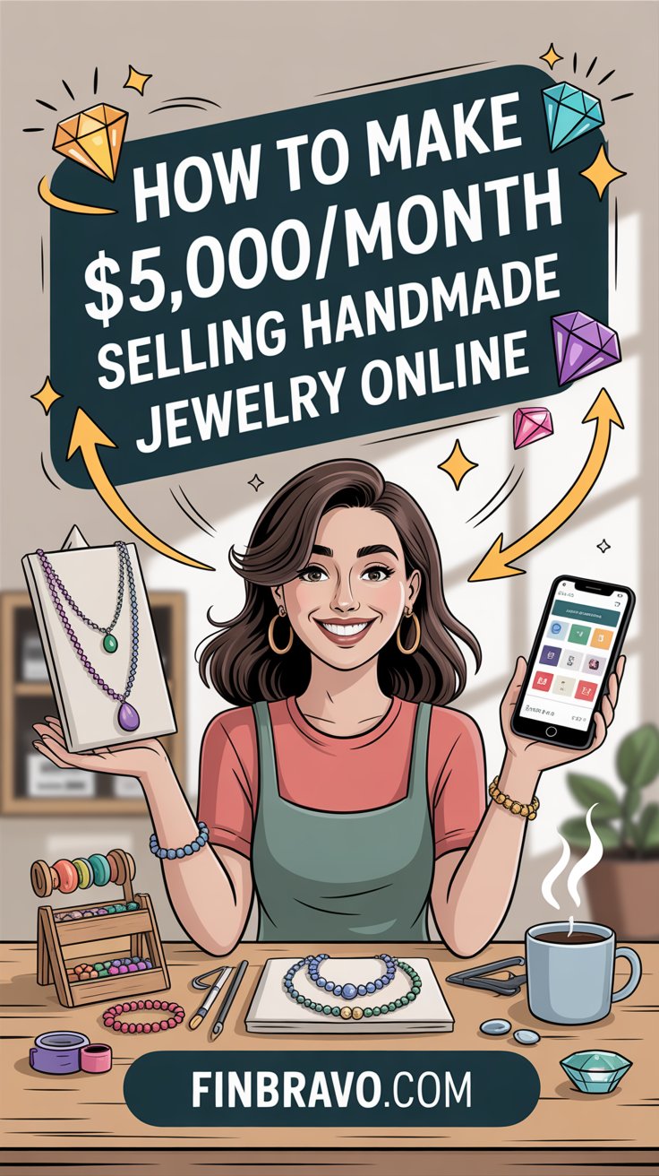 How to Make $5,000/Month Selling Handmade Jewelry Online