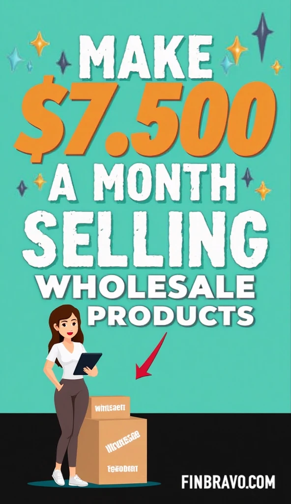 How to Make $7,500 Monthly Selling Wholesale Products Online