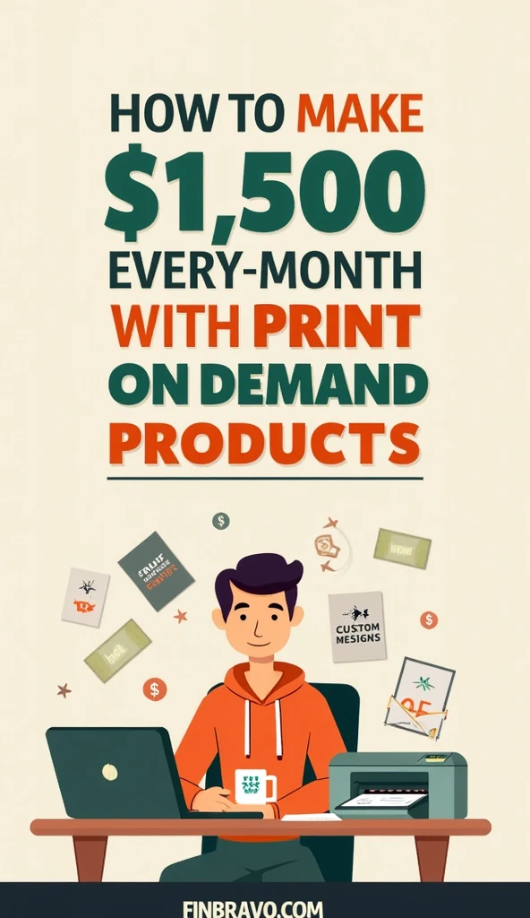How to Make $1,500/Month Selling Print-on-Demand Products