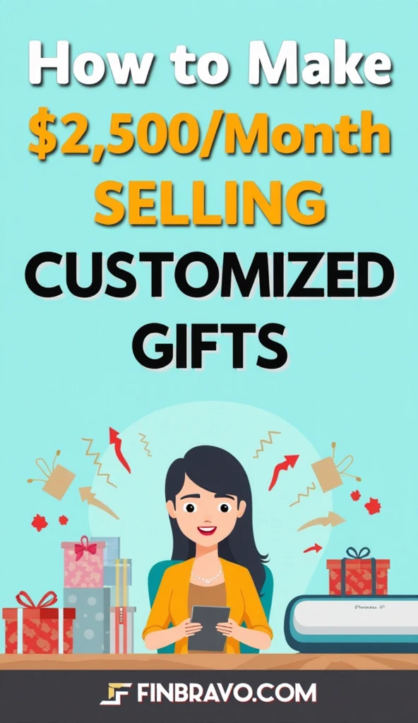 How to Make $2,500/Month by Selling Customized Gifts