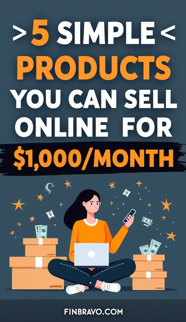 5 Simple Products You Can Sell Online for $1,000/Month