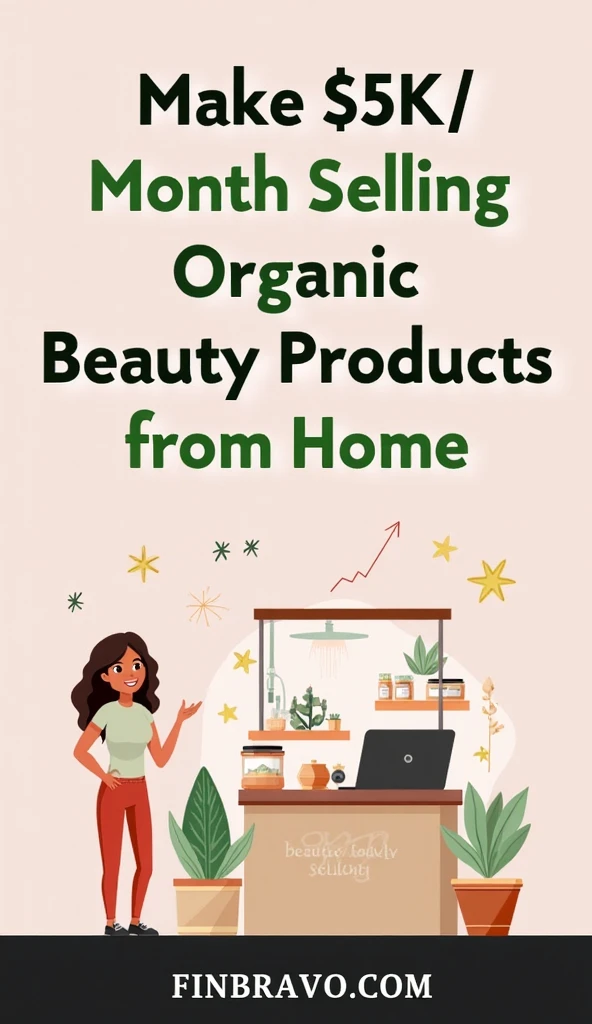 How to Make $5,000/Month Selling Organic Beauty Products
