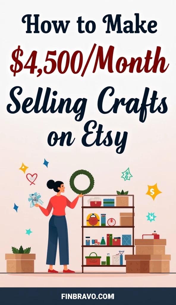 How to Make $4,500/Month Selling Crafts on Etsy
