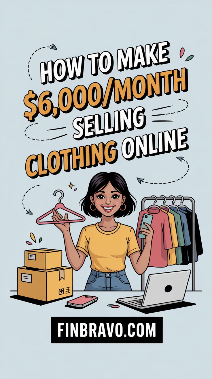 How to Make $6,000/Month Selling Clothing Online
