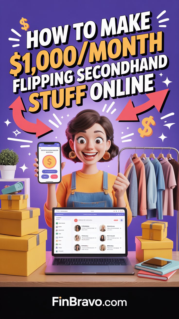 How to Make $1,000/Month Selling Secondhand Items Online